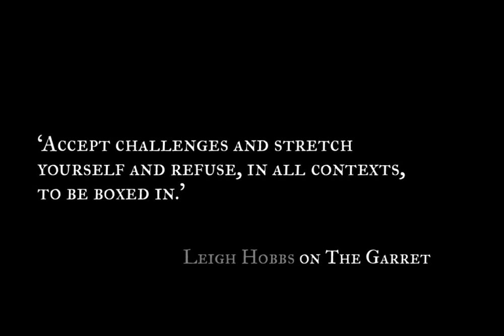 Leigh Hobbs_The Garret_Quote 1