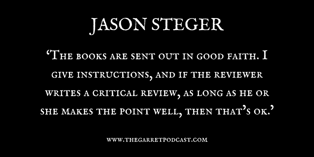 Jason Steger_The Garret_Quote 2