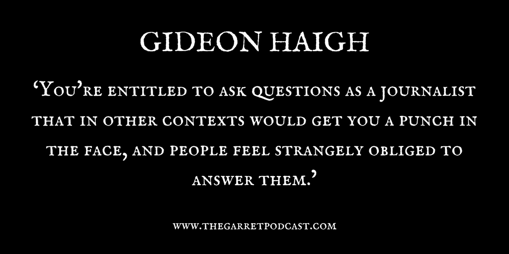 Gideon Haigh_The Garret_Quote 1