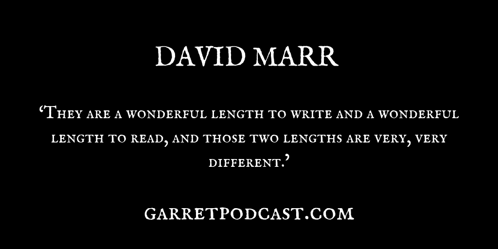 David Marr_The Garret_Quote 1