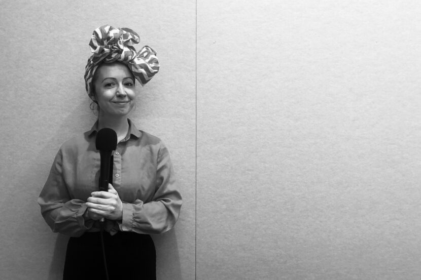 Marieke Hardy_The Garret_Black and white