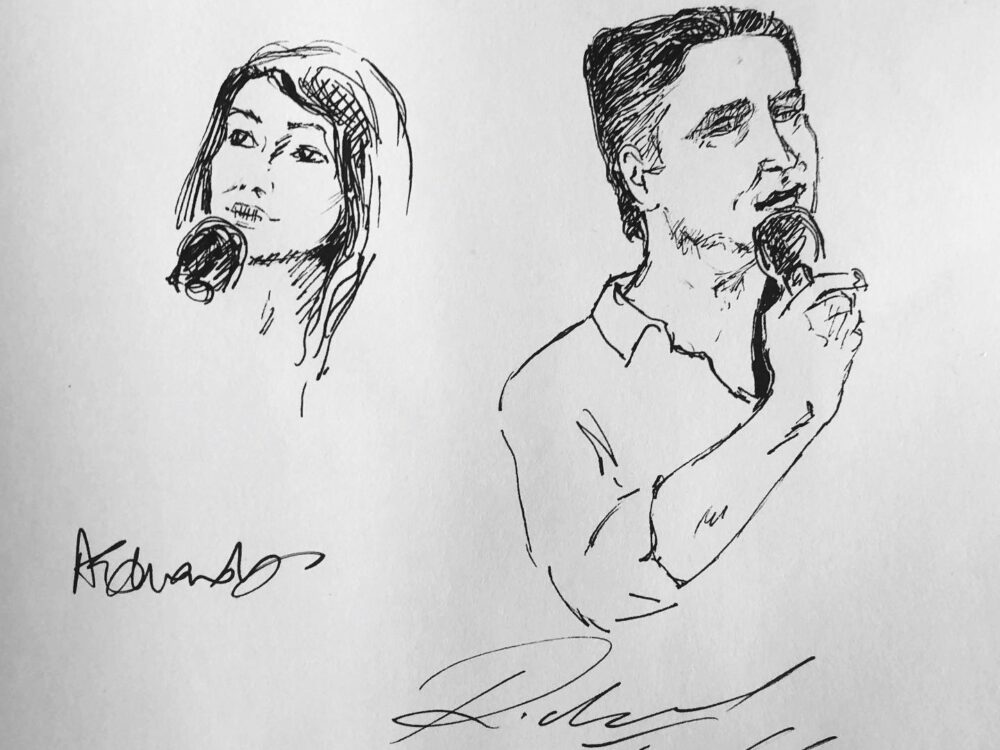 Richard Fidler_The Garret_UWRF2019_Sketch